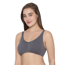 Load image into Gallery viewer, Wacoal BASICS Essentials Live In Non-padded Non-wired Full Cup Everyday Wear Cotton Blend T-shirt Bra-Grey BI03M05