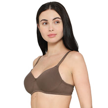 Load image into Gallery viewer, Wacoal BASICS Essentials2.0 Padded Non-wired 3/4th Cup Everyday Wear T-shirt Bra - Brown BI03M02