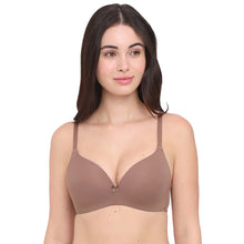 Load image into Gallery viewer, Wacoal BASICS Zoe Padded Non-wired 3/4th Cup Everyday Wear Comfort Fit T-shirt Bra - Brown BI03P02
