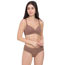 Load image into Gallery viewer, Wacoal BASICS Zoe Padded Non-wired 3/4th Cup Everyday Wear Comfort Fit T-shirt Bra - Brown BI03P02