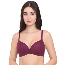 Load image into Gallery viewer, Wacoal BASICS Zoe Padded Non-wired 3/4th Cup Everyday Wear Comfort Fit T-shirt Bra - Wine BI03P02