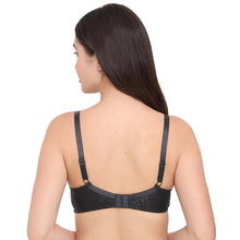 Load image into Gallery viewer, Wacoal BASICS Bliss Padded Wired 3/4th Cup Everyday Wear Lace T-shirt Bra - Black BI03Q02