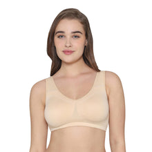Load image into Gallery viewer, Wacoal Women’s BASICS All Ease Non-padded Non-wired Full Cup Everyday Wear Slip on Sleeping Bra-Beige BI03R01