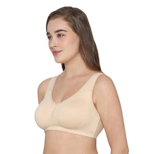 Load image into Gallery viewer, Wacoal Women’s BASICS All Ease Non-padded Non-wired Full Cup Everyday Wear Slip on Sleeping Bra-Beige BI03R01