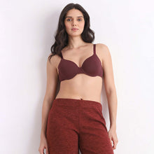 Load image into Gallery viewer, Wacoal Everyday Elegance Padded Wired Full Cup Everyday Wear Smooth Finish T-Shirt Bra - Brown BI05A01