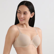 Load image into Gallery viewer, Wacoal Women’s Backless Multiway Padded Wired Full Cup Detachable Straps Party Wear T-shirt Bra-Beige BI05A03