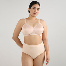 Load image into Gallery viewer, Wacoal Pixie 2.0 Non Padded Non-Wired Full Cup Everyday Wear Plus Size Full Support Minimizer Bra - Beige BI05C03