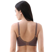 Load image into Gallery viewer, Wacoal Pixie 2.0 Non Padded Non-Wired Full Cup Everyday Wear Plus Size Full Support Minimizer Bra -Brown BI05C03