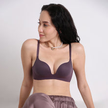 Load image into Gallery viewer, Wacoal Women’s Dreamy Curve Padded Non-wired 3/4th Cup Everyday Wear Push-up Bra-Wine BI05G01
