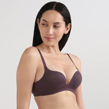 Load image into Gallery viewer, Wacoal Women’s Dreamy Curve Padded Non-wired 3/4th Cup Everyday Wear Push-up Bra-Wine BI05G01