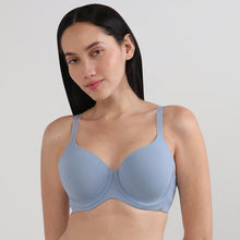 Load image into Gallery viewer, Wacoal Cool Comfort Padded Wired Full Cup Everyday Wear T-shirt Bra-Blue BI05H01
