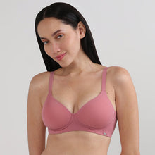 Load image into Gallery viewer, Wacoal Cool Comfort Padded Non-wired 3/4th Cup Everyday Wear T-shirt Bra-Pink BI05H02