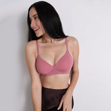 Load image into Gallery viewer, Wacoal Cool Comfort Padded Non-wired 3/4th Cup Everyday Wear T-shirt Bra-Pink BI05H02