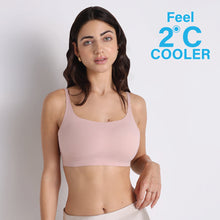 Load image into Gallery viewer, Wacoal Women’s Cool Comfort Bonded Padded Non-wired Full Coverage Bra Everyday Wear T-shirt Bra-Beige BI05H04
