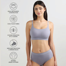 Load image into Gallery viewer, Wacoal Women’s Cool Comfort Bonded Padded Non-wired Full Coverage Bra Everyday Wear T-shirt Bra-Grey BI05H04