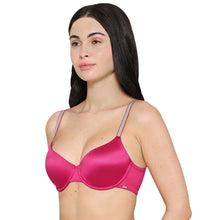 Load image into Gallery viewer, Wacoal Women’s Stellar Padded Wired 3/4th Cup Shimmer Straps Party Wear T-shirt Bra-Pink BI05I02