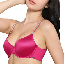 Load image into Gallery viewer, Wacoal Women’s Stellar Padded Wired 3/4th Cup Shimmer Straps Party Wear T-shirt Bra-Pink BI05I02