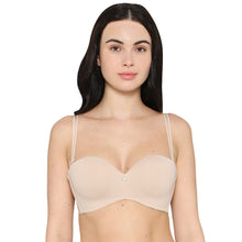 Load image into Gallery viewer, Wacoal Women’s Lift Up Padded Non-wired Half Cup Everyday Wear Push-up Strapless Bra-Beige BI05J01
