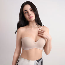 Load image into Gallery viewer, Wacoal Women’s Lift Up Padded Non-wired Half Cup Everyday Wear Push-up Strapless Bra-Beige BI05J01