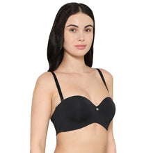 Load image into Gallery viewer, Wacoal Women’s Lift Up Padded Non-wired Half Cup Everyday Wear Push-up Strapless Bra-Black BI05J01