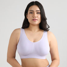 Load image into Gallery viewer, Wacoal BASICS Firm Fit Padded Non-wired Full Cup Everyday Wear Seamless Slip-on Bralette-Lavender BI06A01