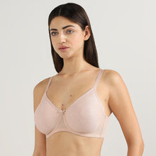 Load image into Gallery viewer, Wacoal Women’s Rainna Non-padded Wired Full Cup Everyday Wear Seamless Lace Plus Size Bra-Beige BI07C01