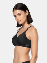 Load image into Gallery viewer, Sonari Padded Moulded Full Coverage T-Shirt Bra with Smooth V-Neck and Adjustable Straps – BIANA