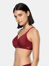 Load image into Gallery viewer, Sonari Padded Moulded Full Coverage T-Shirt Bra with Smooth V-Neck and Adjustable Straps – BIANA