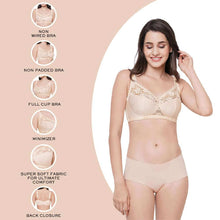 Load image into Gallery viewer, Wacoal Charming Illusion Non Padded Non Wired Full Cup Plus Size Full Support Pack of 2 Minimizer Bra BIO1AO1