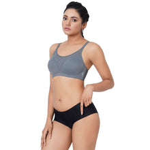 Load image into Gallery viewer, Wacoal Asean Sports Padded Non-Wired Full Coverage Full Support High Intensity Sports Bra - Grey WR15130IN