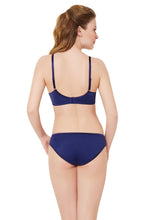 Load image into Gallery viewer, Amante Lacy Edge Padded Wired Bra - Ink 10104