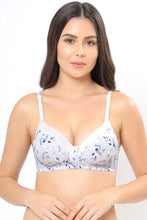 Load image into Gallery viewer, Amante Satin Edge Padded Non-wired T-shirt Bra - Lilac Hint Pr 10116