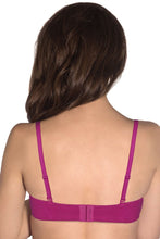 Load image into Gallery viewer, Amante Cotton Casuals Padded Wired T-Shirt Bra - Raspberry 10204