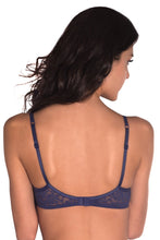 Load image into Gallery viewer, Amante Floral Romance Padded Wired Bra - Blue Bell 10301