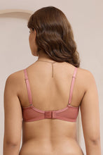 Load image into Gallery viewer, Amante Glimmer Lace Padded Wired Bra - Canyon Rose 111701