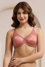 Load image into Gallery viewer, Amante Glimmer Lace Padded Wired Bra - Canyon Rose 111701