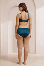Load image into Gallery viewer, Amante Glimmer Lace Padded Non-Wired T-Shirt Bra - Reflecting Pond 111901