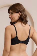 Load image into Gallery viewer, Amante Glimmer Lace Non-Padded Non-Wired Bra - Black 112001
