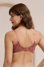 Load image into Gallery viewer, Amante Glimmer Lace Non-Padded Non-Wired Bra - Canyon Rose 112001
