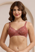 Load image into Gallery viewer, Amante Glimmer Lace Non-Padded Non-Wired Bra - Canyon Rose 112001