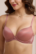 Load image into Gallery viewer, Amante Glimmer Padded Wired Push-Up Bra - Canyon Rose 112201