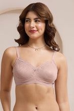 Load image into Gallery viewer, Amante Lush Lace Comfort Non-Padded Non-Wired Bra - Misty Rose 112301