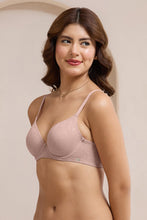 Load image into Gallery viewer, Amante Lush Lace Padded Wired Bra - Misty Rose 112601