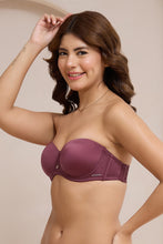Load image into Gallery viewer, Amante Radiant Padded Wired Strapless Bra - Burgandy 112701