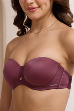 Load image into Gallery viewer, Amante Radiant Padded Wired Strapless Bra - Burgandy 112701