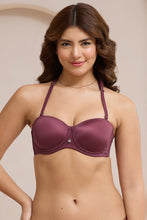 Load image into Gallery viewer, Amante Radiant Padded Wired Strapless Bra - Burgandy 112701