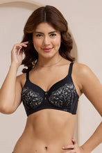 Load image into Gallery viewer, Amante Radiant Lace Padded Non-Wired Bra - Black 113001