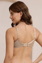 Load image into Gallery viewer, Amante Radiant Lace Padded Non-Wired Bra - Praline 113001