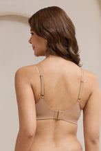Load image into Gallery viewer, Amante Bared Scoop Lift Padded Non-Wired Bra - Camel 114301