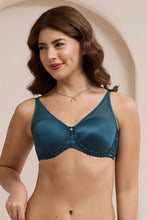 Load image into Gallery viewer, Amante Glimmer Lace Padded Wired Bra - Reflecting Pond 111701